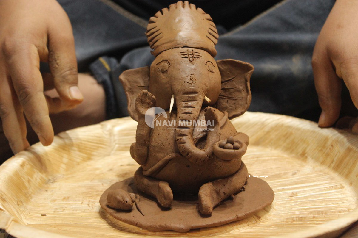 Homemade Eco Friendly Ganpati Idols Make