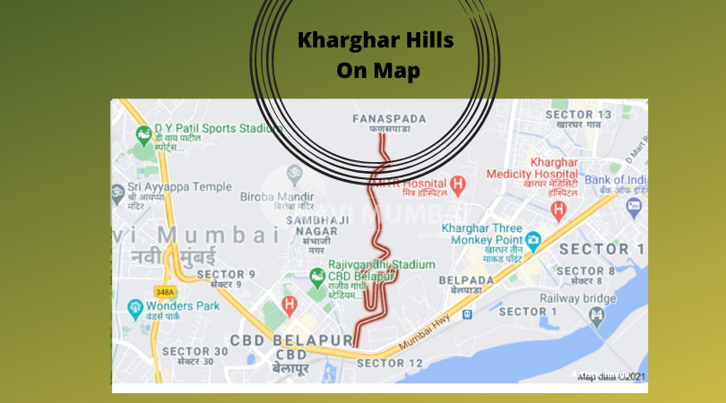 Kharghar Hill Aerial View