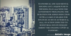 Union Budget 2021 Affordable, rental housing