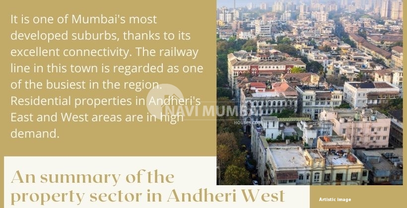 An summary of the property sector in Andheri West 