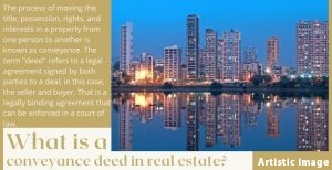 conveyance deed in real estate