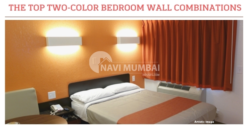 two-color bedroom wall combinations