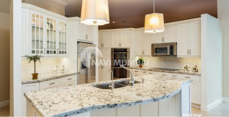 Granite kitchen countertop ideas: white granite kitchen countertop designs for your house