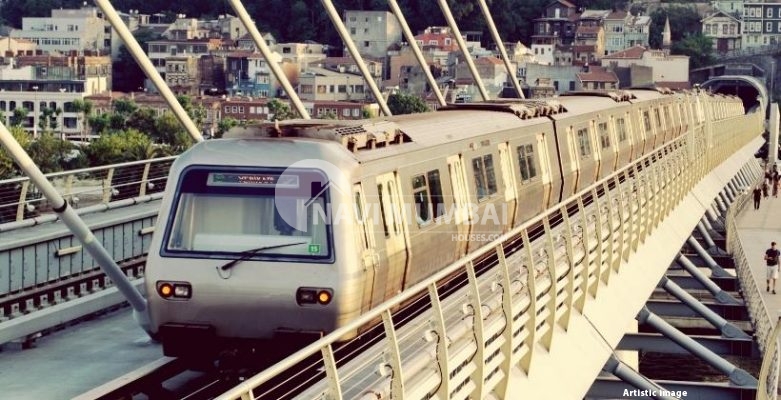 What effect would the Navi Mumbai metro line have on the real estate market?