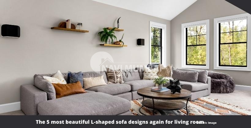 The 5 most beautiful L-shaped sofa designs again for living room