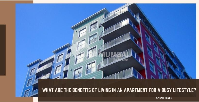 What role does living in an apartment play in a hectic lifestyle?