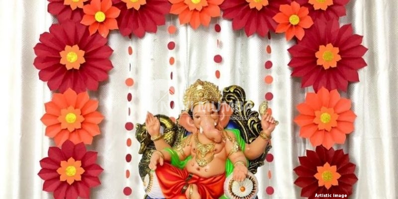 Buy Ganesh ji Jhula Idols - Made of Fiber - Decornt.com