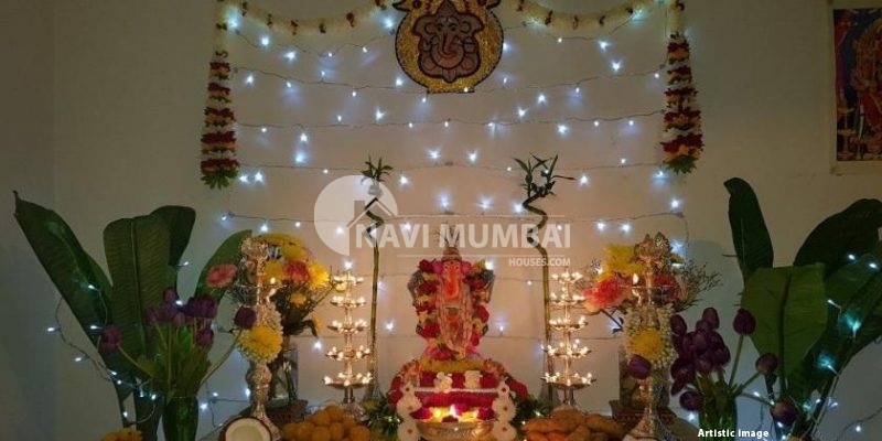 Easy decoration ideas for ganpati celebrations at home