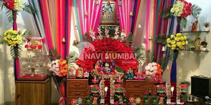 Decorating for Janmashtami at home