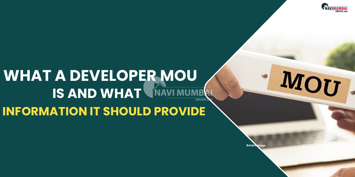 What a Developer MOU is and what information it should provide