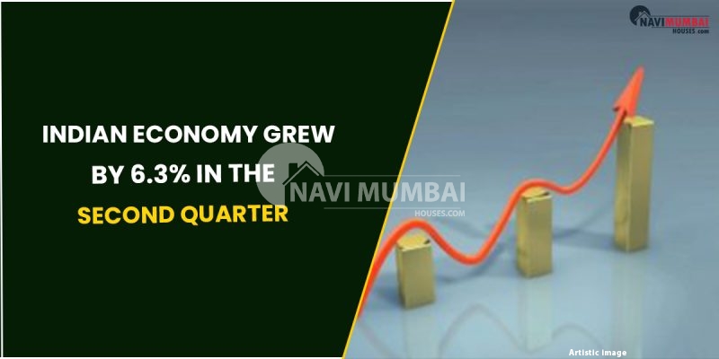 The Indian Economy Grew By 6.3% In The Second Quarter.