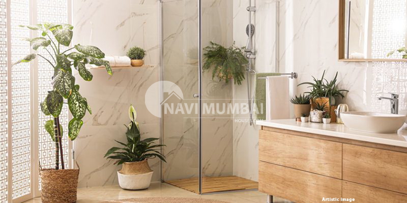 There are 18 bathtub-free Indian bathroom designs