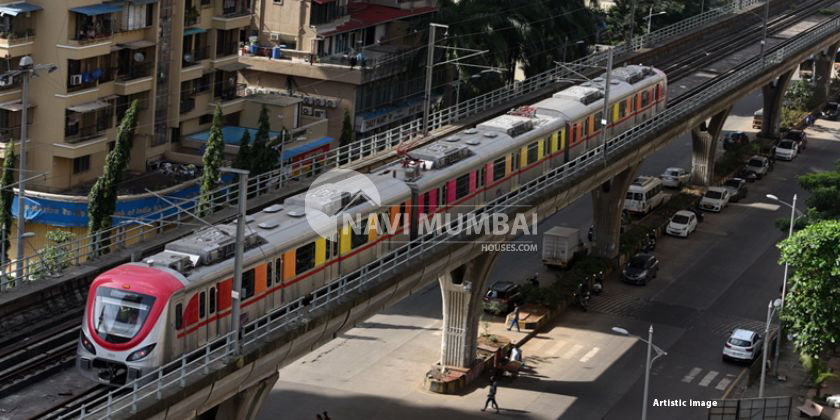 Metro Rail map, stations, lines, phases, and route for Navi Mumbai