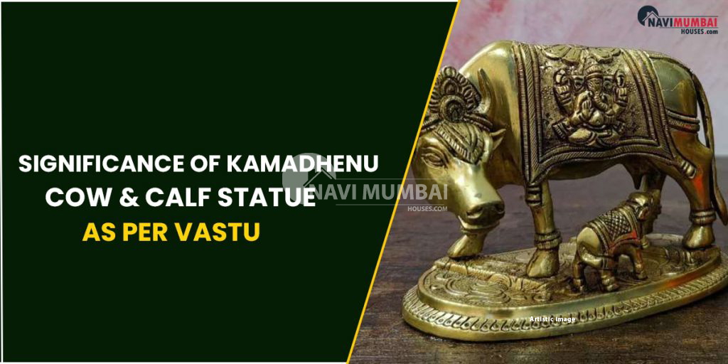 2BHK Kharghar Kamadhenu Cow & Calf Statue As Per Vastu