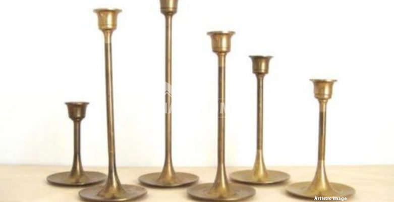 Designs For Candle Stands In Brass, Wood, Glass & More