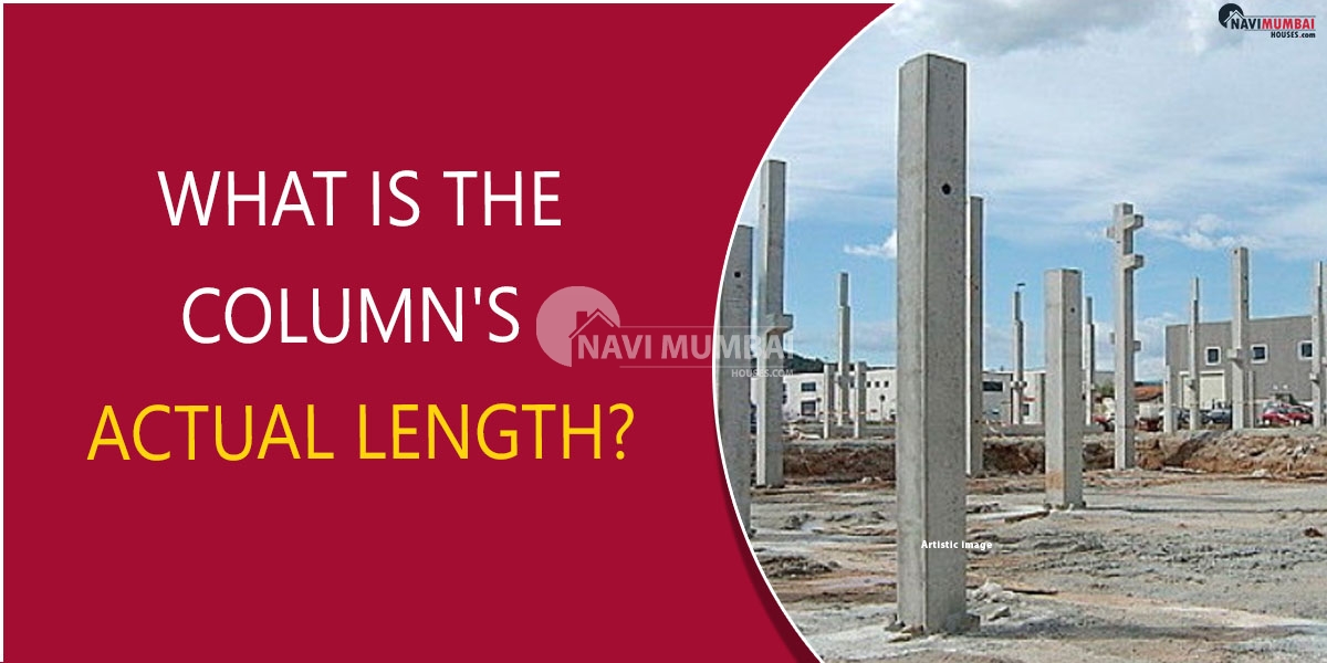Flat in Dombivli: column's length:
