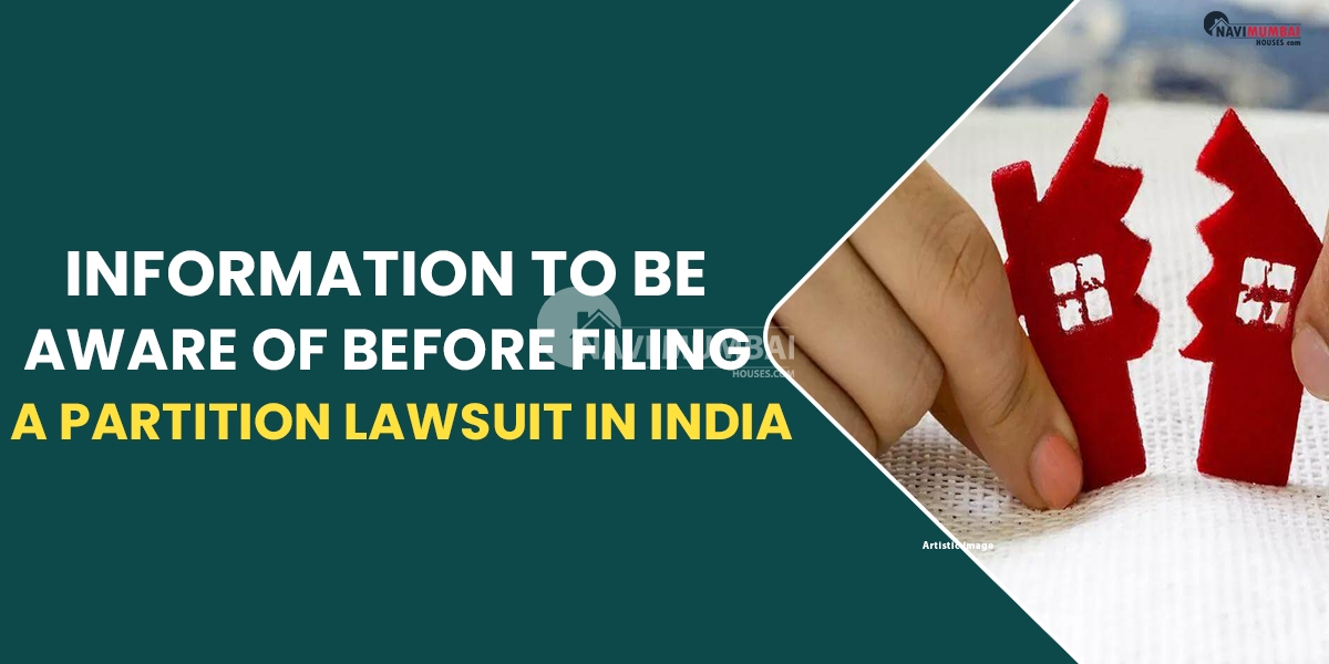 Information to be aware Of Before Filing a Partition Lawsuit In India