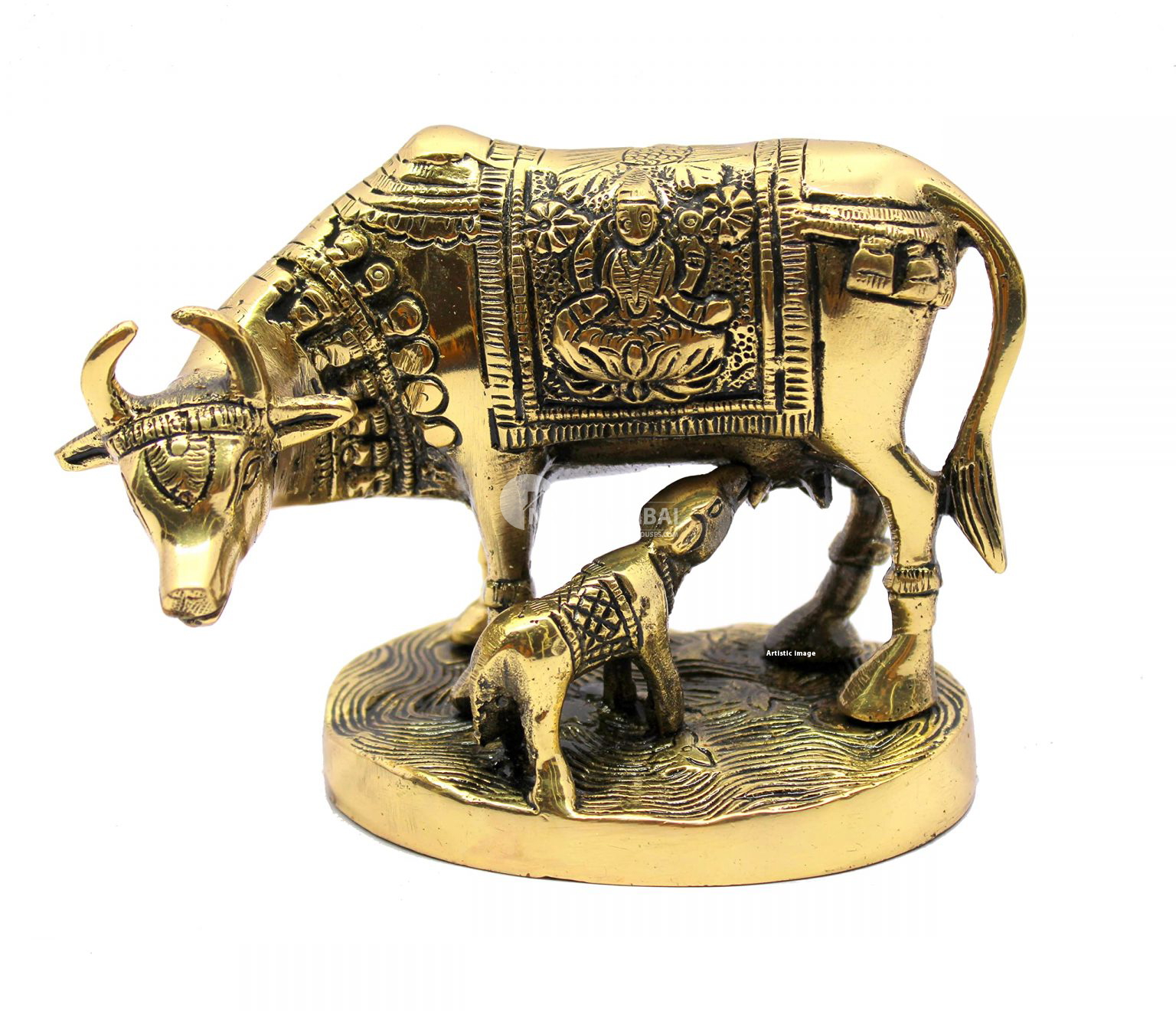 Vastu Significance Of The Kamadhenu Cow & Calf Statue