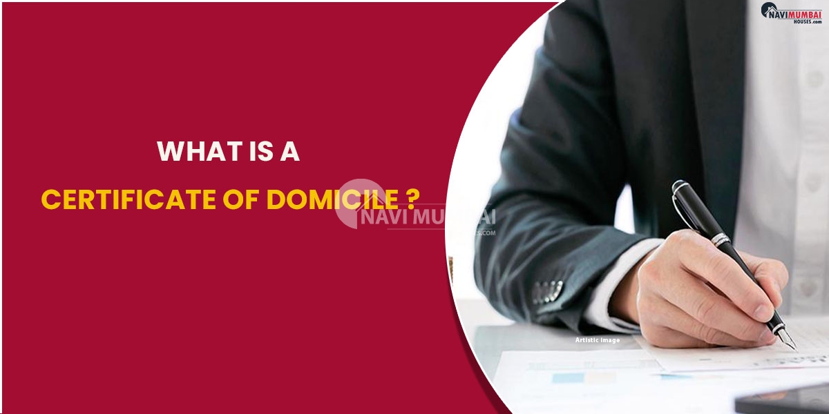 What Is A Certificate Of Domicile?