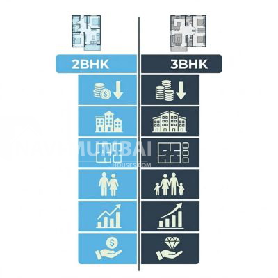 2bhk vs 3bhk investment comparison infographic
