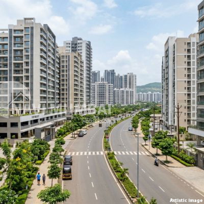 Ulwe residential area near Navi Mumbai Airport property