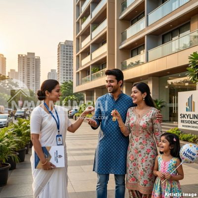 happy family buying new home property investment success