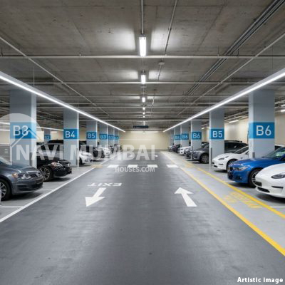 parking charges apartment Navi Mumbai residential project