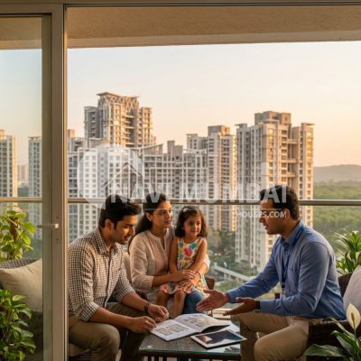 “Family choosing property in Kharghar Ulwe and Panvel Navi Mumbai”
