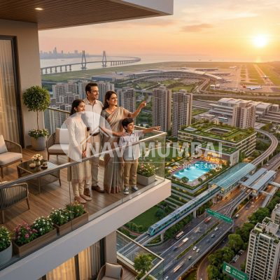 Family enjoying modern lifestyle and future living in Panvel Navi Mumbai