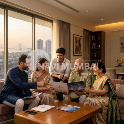 Family investing in Navi Mumbai real estate