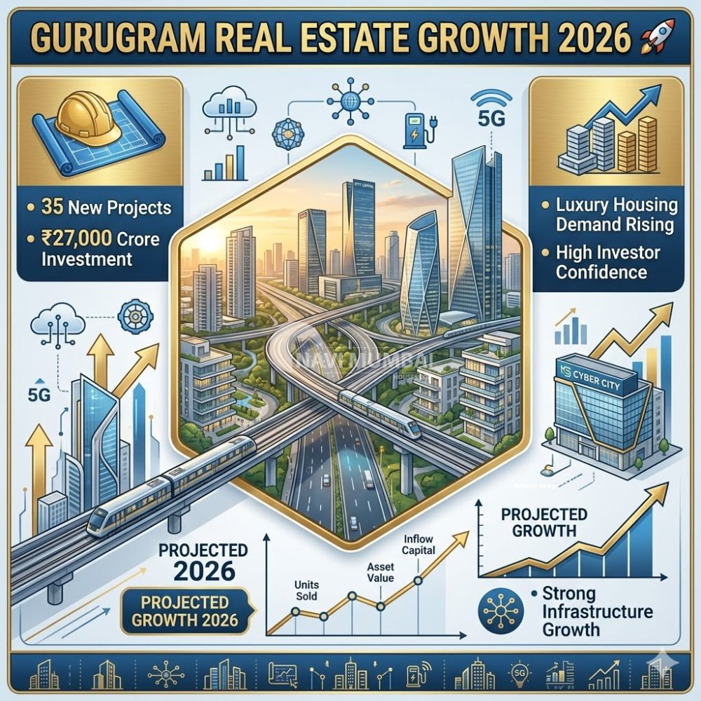 Gurugram Real Estate Boom 2026: 35 New Projects Worth ₹27,000 Crore