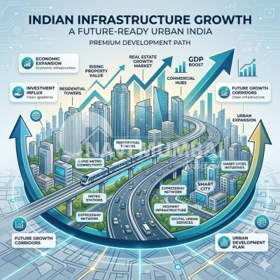 Infrastructure growth supporting real estate market in India