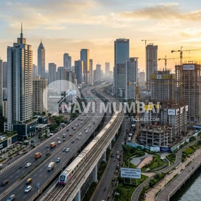 Luxury residential towers and metro connectivity in growing Indian city