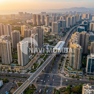 Navi Mumbai skyline and modern residential towers in 2026..