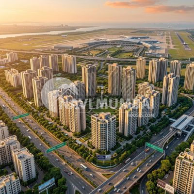 Panvel skyline with modern infrastructure and upcoming airport development in 2026