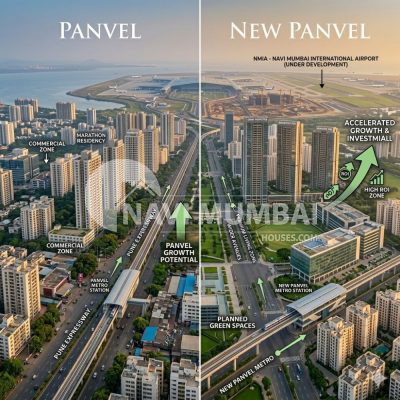 Panvel vs New Panvel property comparison 2026