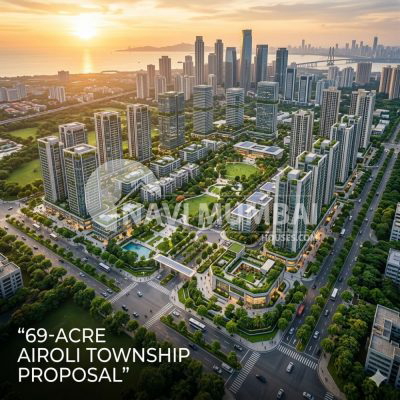 Proposed 69-acre Airoli Township project in Navi Mumbai