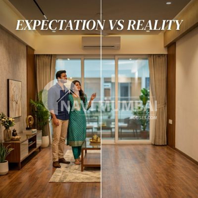 sample flat vs real flat difference furnished vs empty apartment comparison