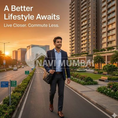 IT professional enjoying modern lifestyle benefits while renting in Airoli in 2026.