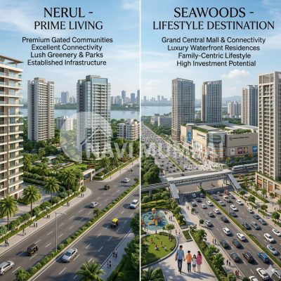 Nerul vs Seawoods property comparison for premium buyers