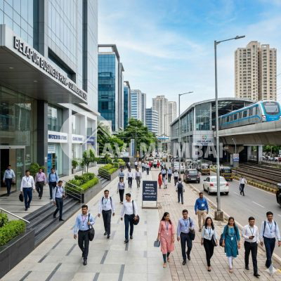 Renting in Belapur 2026 highlighting connectivity and corporate tenant demand in Navi Mumbai