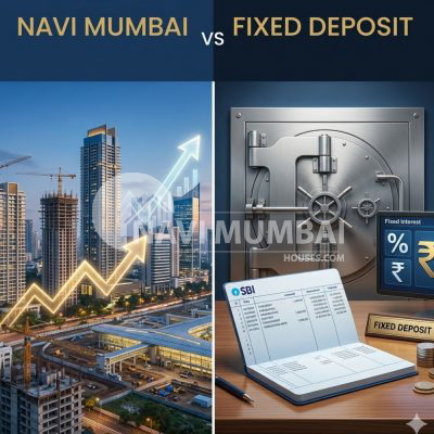 Navi Mumbai real estate vs fixed deposit investment comparison in 2026