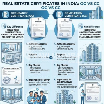 Occupancy Certificate vs Completion Certificate Comparison