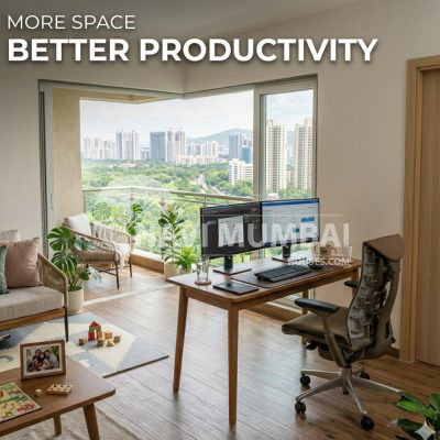 Spacious work from home apartment in Navi Mumbai