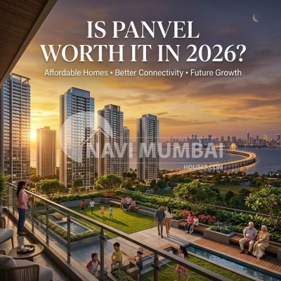 Panvel Mumbai travel time comparison showing connectivity between Panvel and Mumbai through MTHL, railways, and road networks in 2026.