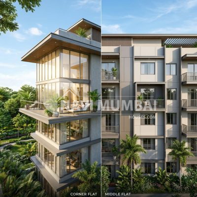 Corner Flat vs Middle Flat in Navi Mumbai comparison