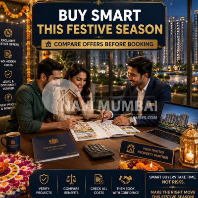 Festive Discounts Navi Mumbai on premium residential apartments during the festive season.