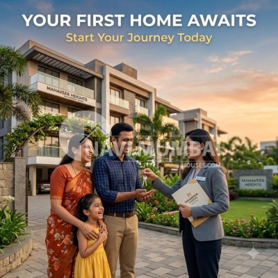 Property under ₹40 lakhs in Navi Mumbai for first-time homebuyers.