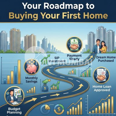 Save Down Payment Navi Mumbai planning by a first-time homebuyer.
