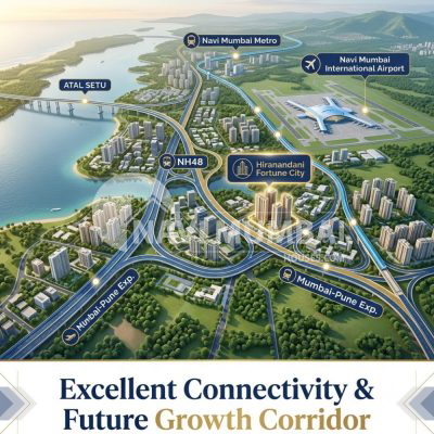 Location advantage of Hiranandani Projects in Navi Mumbai with airport and metro connectivity